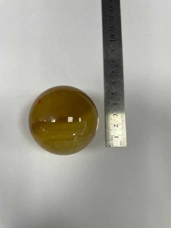 Yellow Fluorite Sphere