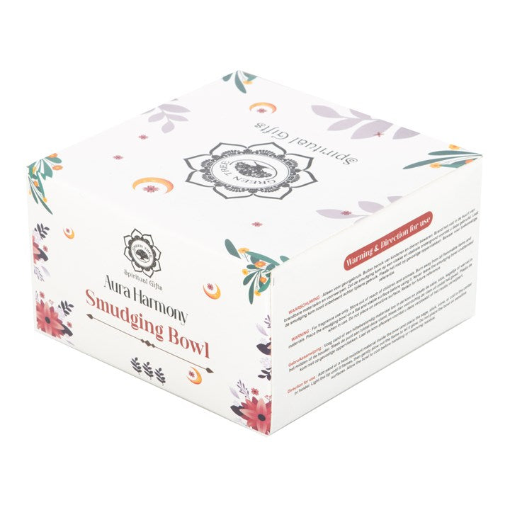 Moon Phase Metal Sage Smudge Bowl