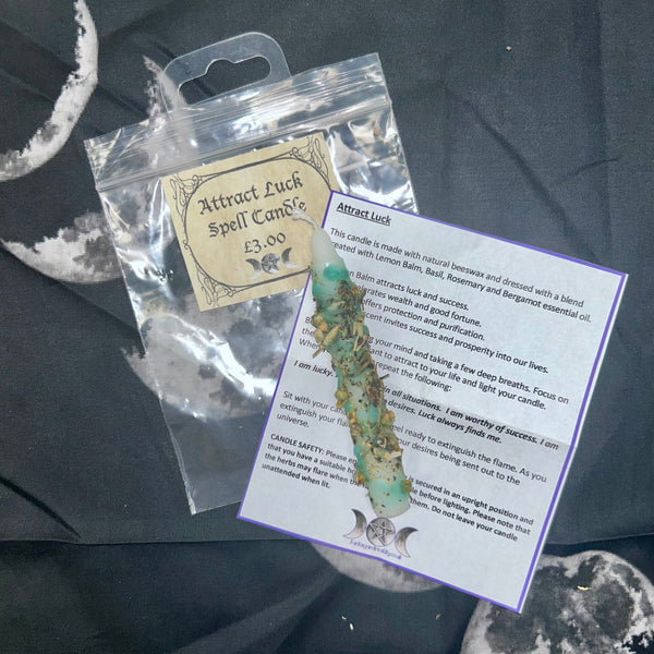Attract Luck Spell Candle