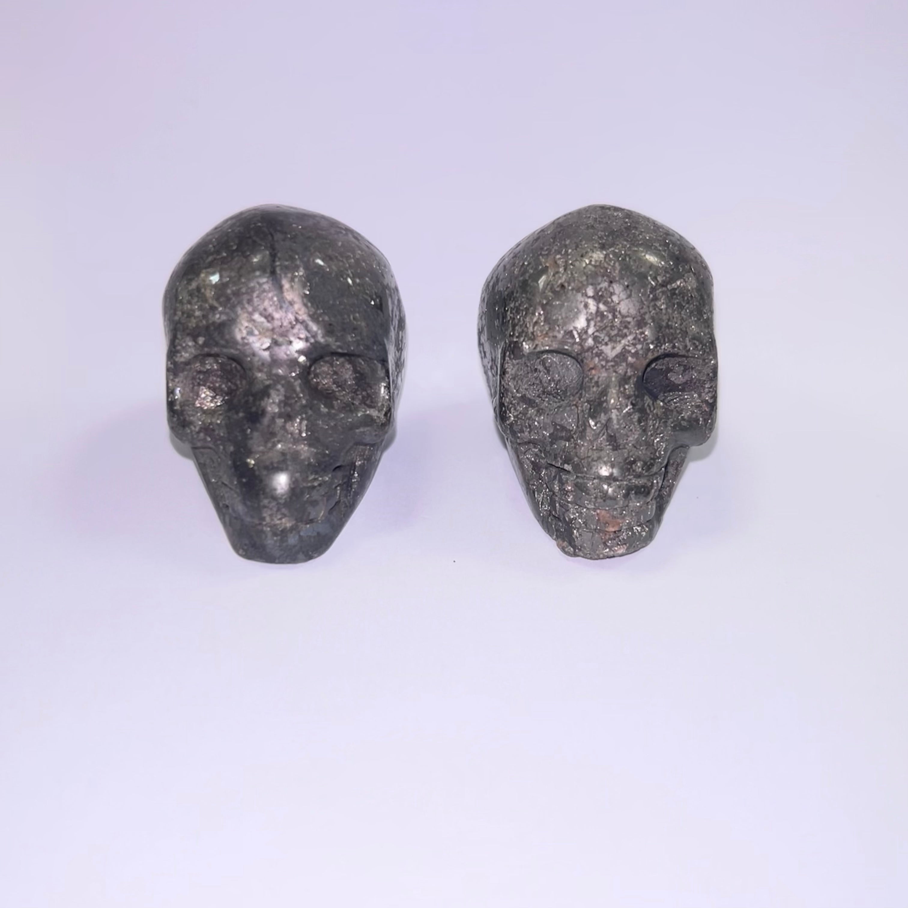 Pyrite Skull