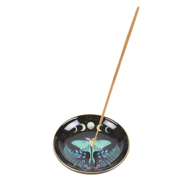 Luna Moth Ceramic Incense Holder
