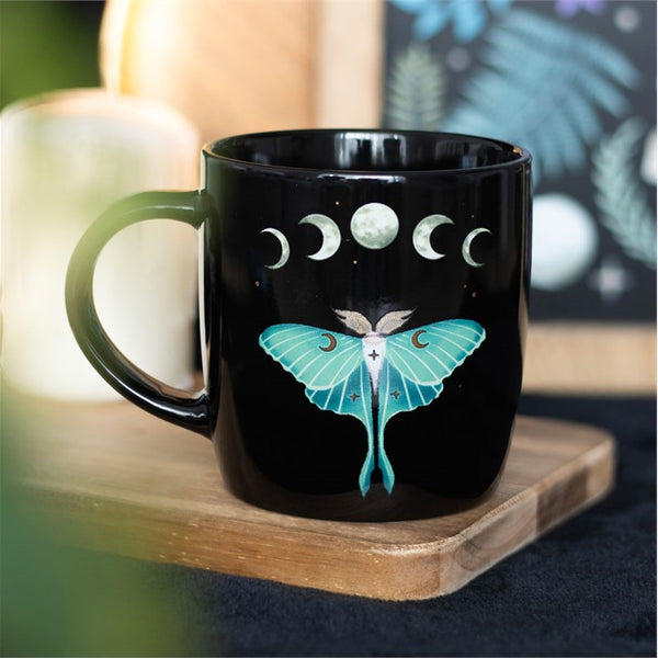 Forest Moth Ceramic Mug