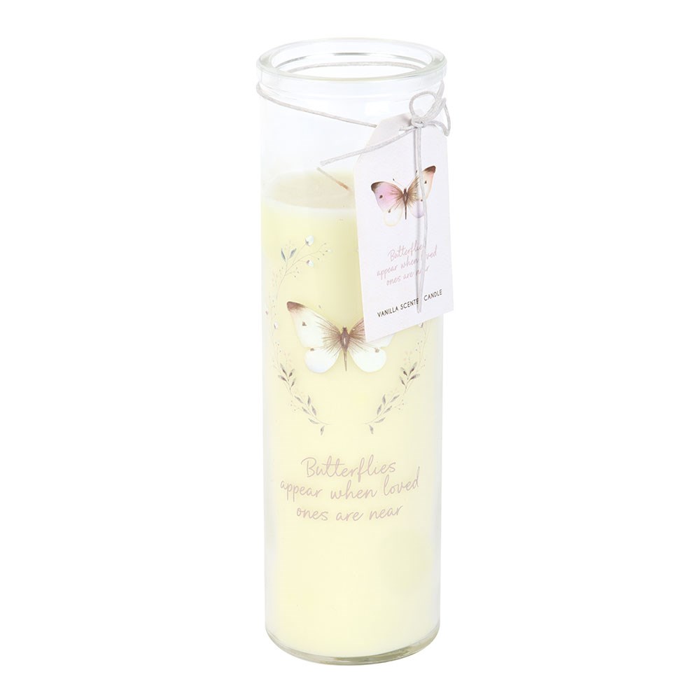 Butterflies Appear Vanilla Tube Candle
