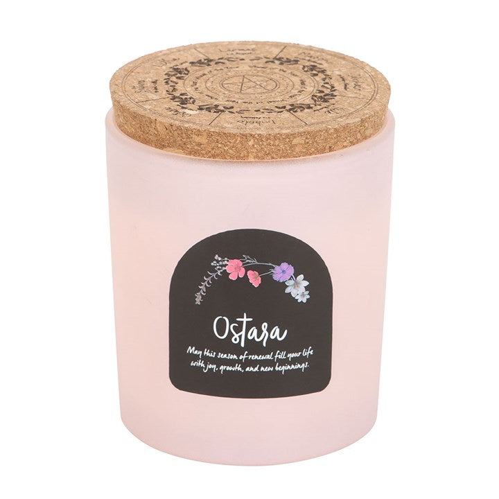 Ostara Fresh Linen Wheel Of The Year Candle