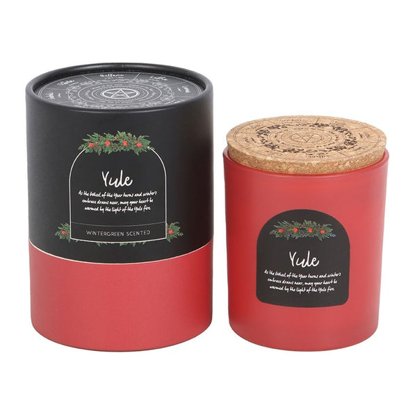 Yule Wintergreen Wheel Of The Year Candle