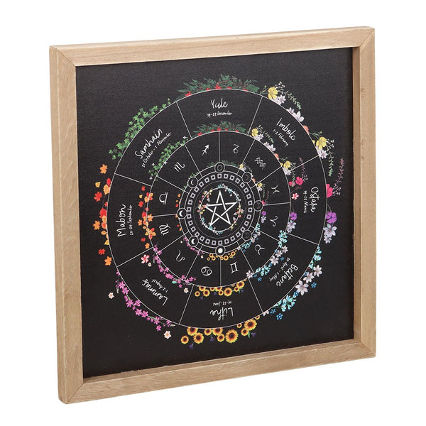 Wheel Of The Year Framed Wall Art