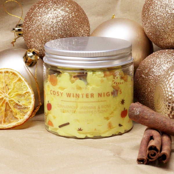 Cosy Winters Night Whipped Soap 120g