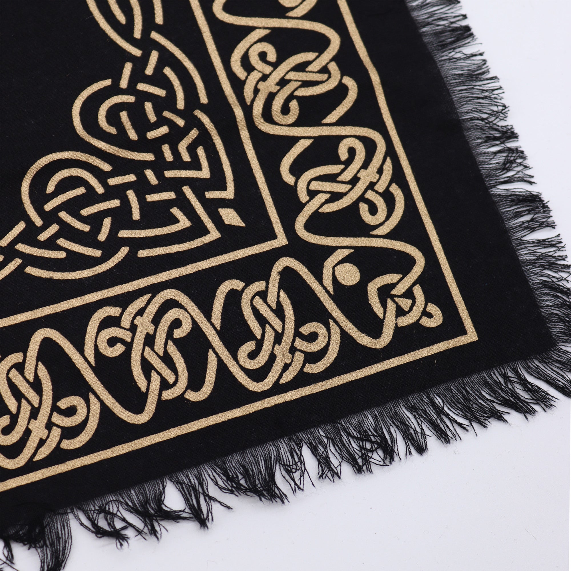 Pentagram Fringed Altar Cloth