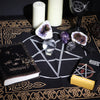 Pentagram Fringed Altar Cloth