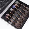 Bronze Crystal Witch Spoon Set