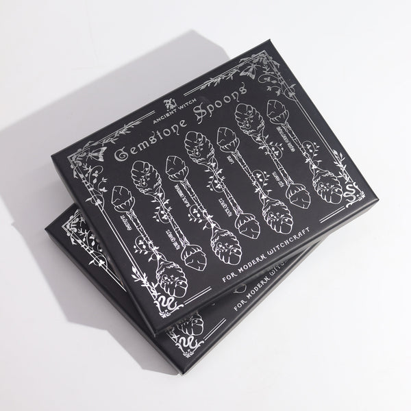 Bronze Crystal Witch Spoon Set