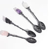 Silver Crystal Witch Spoon Set