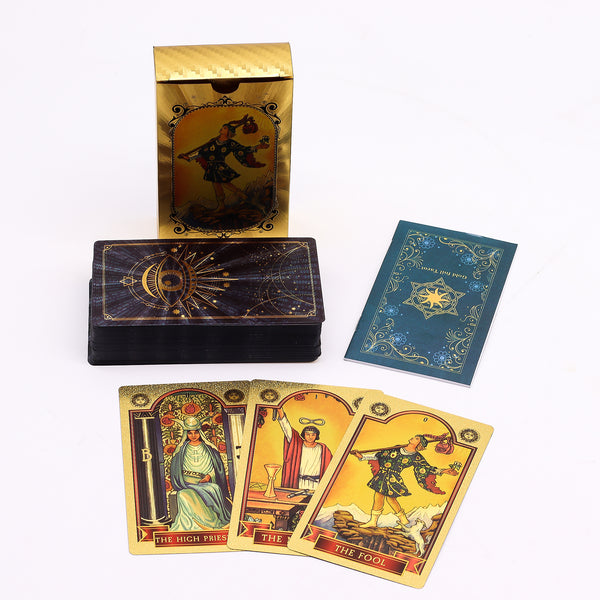 Blue & Gold All Seeing Eye Tarot Deck