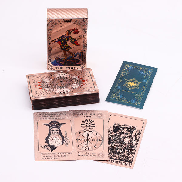 Rose Gold Moon Phase Tarot Deck