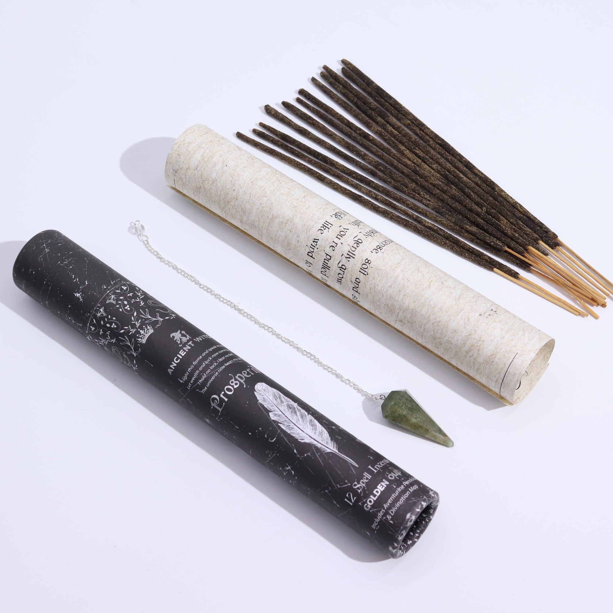 Prosperity Spell Incense with Pendulum