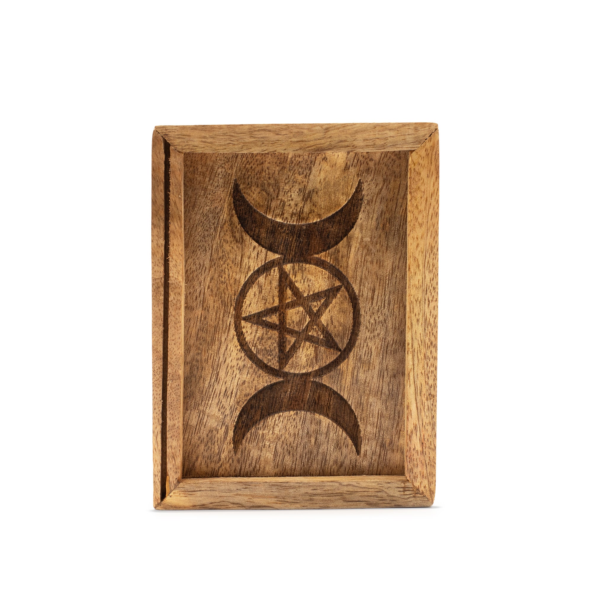 Small Tarot Box With Card Holder - Triple Moon
