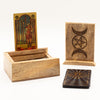 Small Tarot Box With Card Holder - Triple Moon