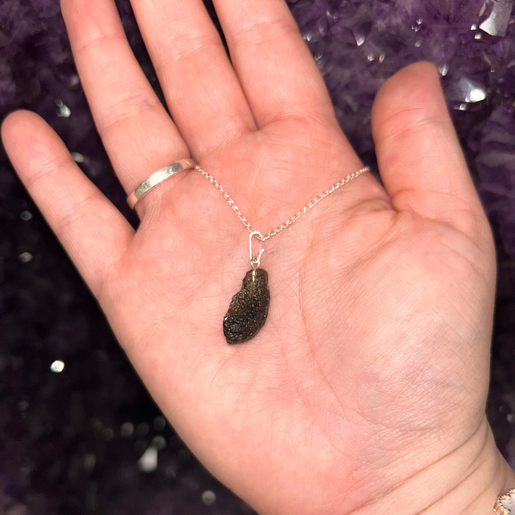 22in Moldavite Pendant