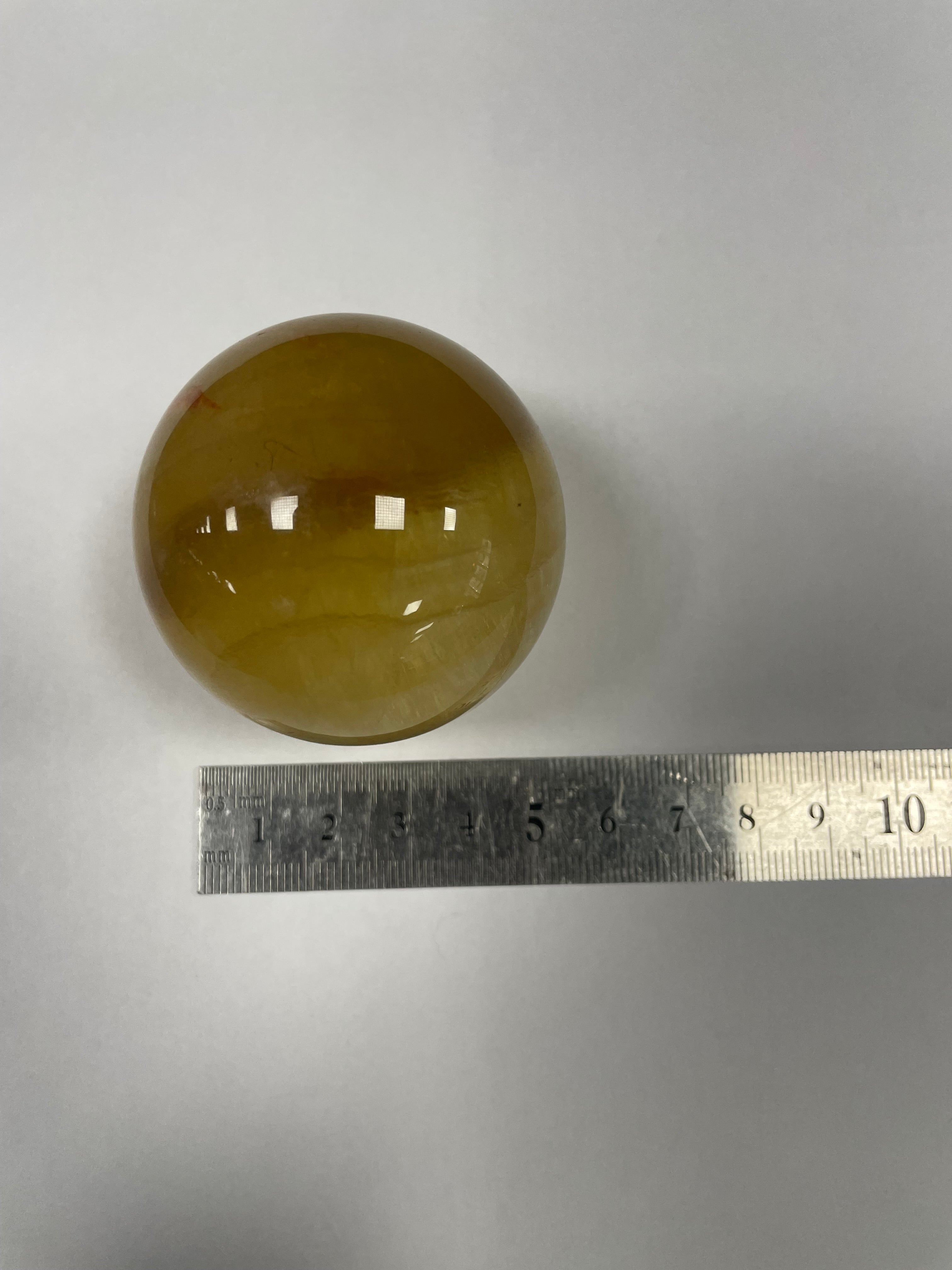 Yellow Fluorite Sphere
