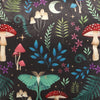 Square Dark Forest Print Cushion