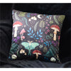 Square Dark Forest Print Cushion