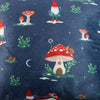 Square Gnome Print Cushion