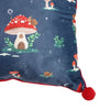 Square Gnome Print Cushion