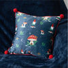 Square Gnome Print Cushion