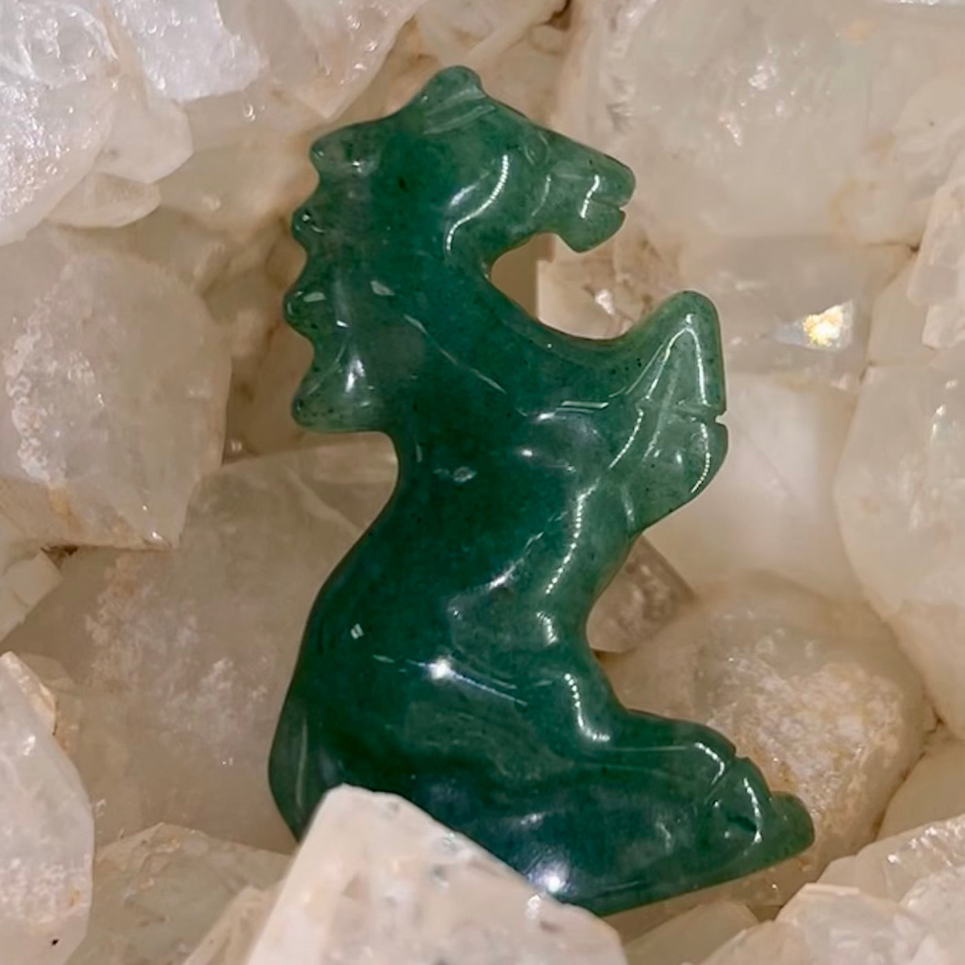 Green Aventurine Horse