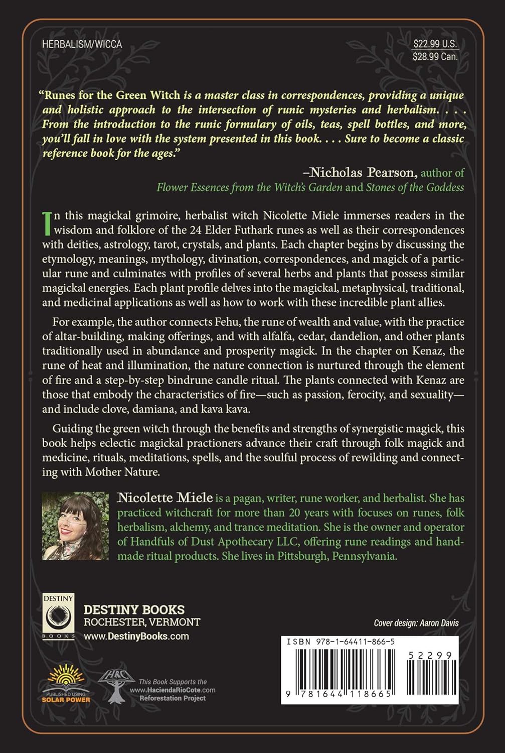 Runes For The Green Witch - Nicolette Miele