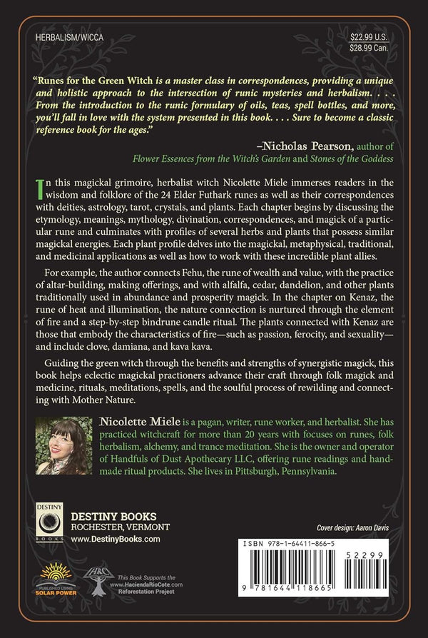 Runes For The Green Witch - Nicolette Miele