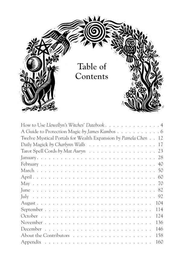 Llewellyns 2026 Witches Datebook