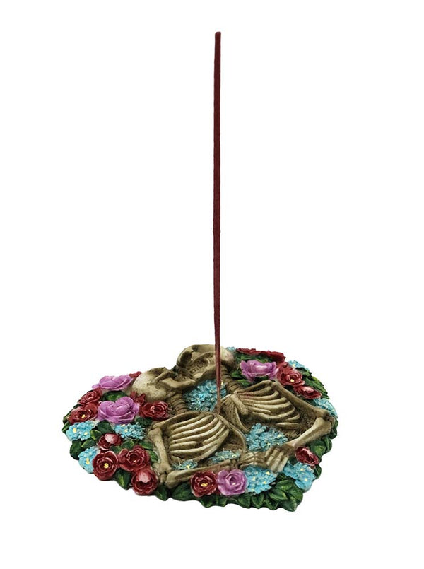 Skeleton Lovers Incense Holder