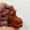 Red Jasper Howling Wolf