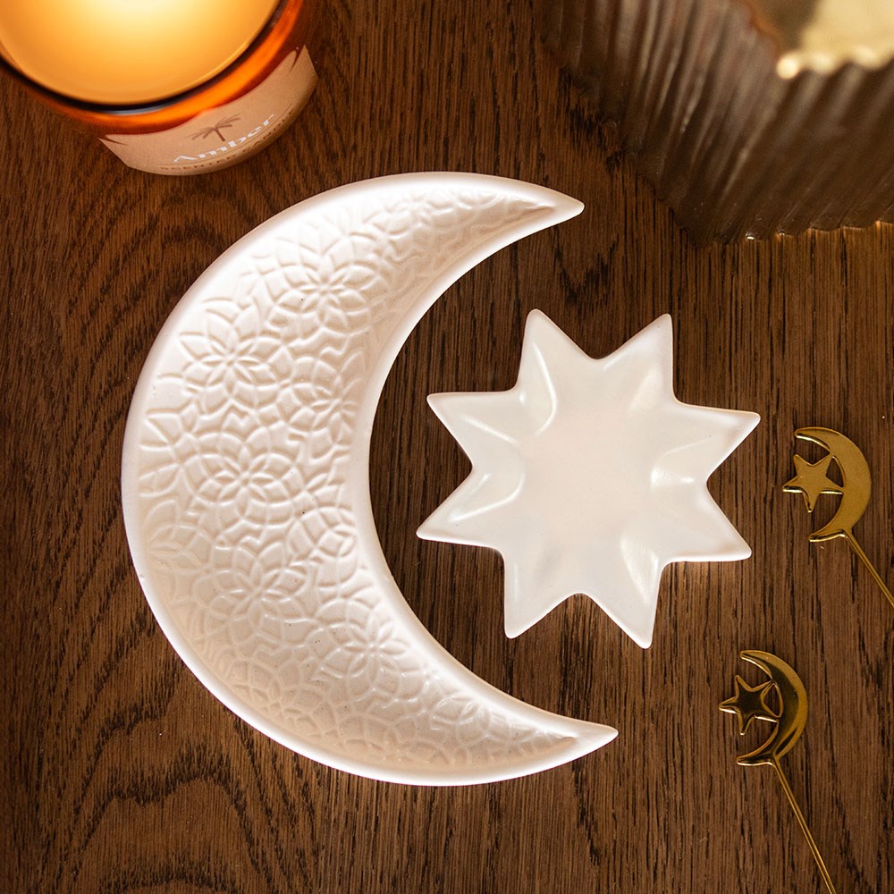 Crescent Moon And Star Trinket Dishes