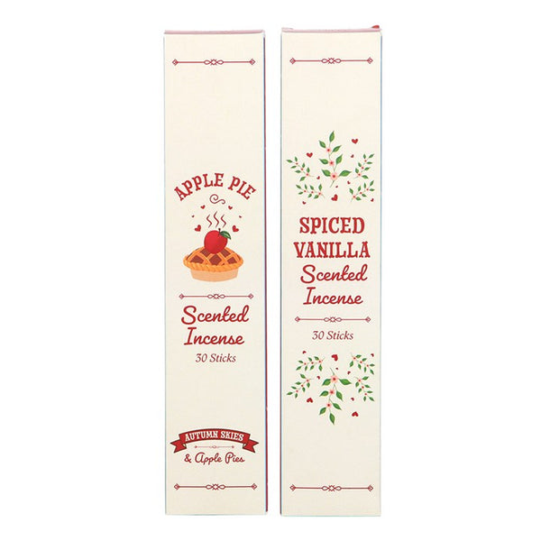 Set Of 2 Apple Pie & Spiced Vanilla Incense Stick