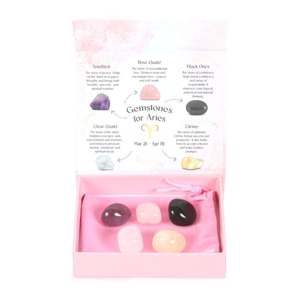 Zodiac Crystal Tumblestone Set