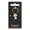 Green Aventurine Mushroom Keyring