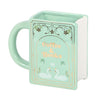 Coffee And Books Green Book Shaped Mug