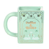 Coffee And Books Green Book Shaped Mug