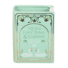 Green Book Shaped Vase