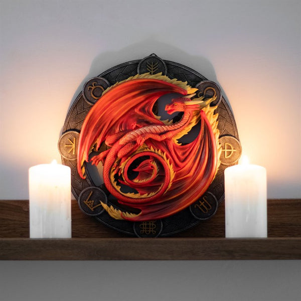 Beltane Dragon Resin Wall Plaque