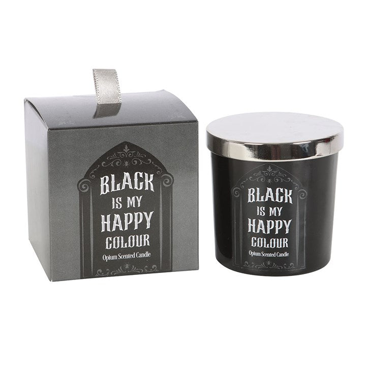 Black Is My Happy Colour Opium Scented Candle