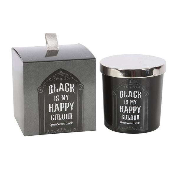 Black Is My Happy Colour Opium Scented Candle