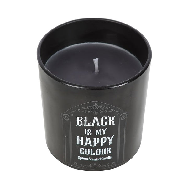 Black Is My Happy Colour Opium Scented Candle