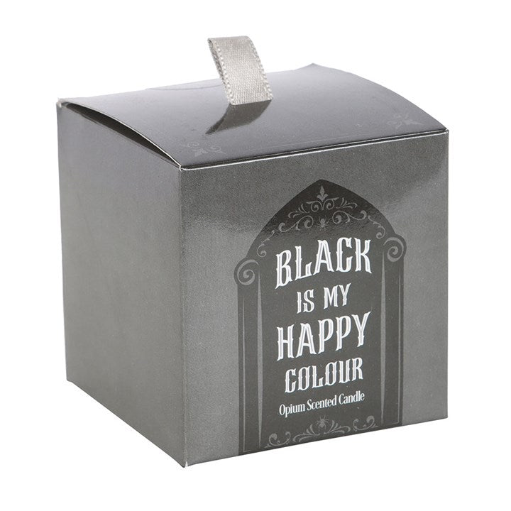 Black Is My Happy Colour Opium Scented Candle