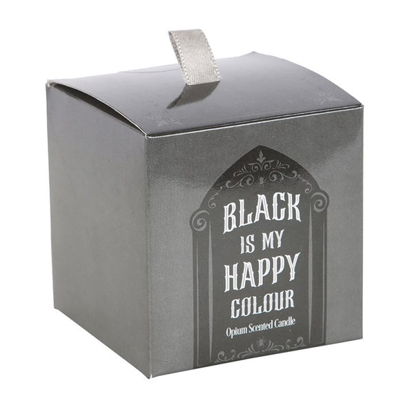 Black Is My Happy Colour Opium Scented Candle