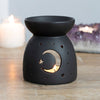 Black Moon Cut Out Oil Burner