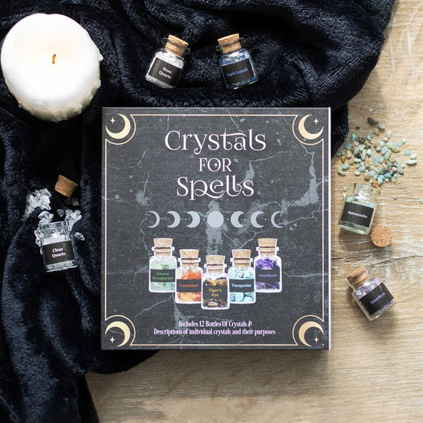 Crystals For Spells Chip Bottle Set