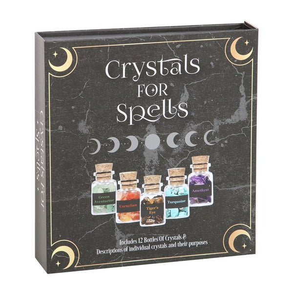 Crystals For Spells Chip Bottle Set